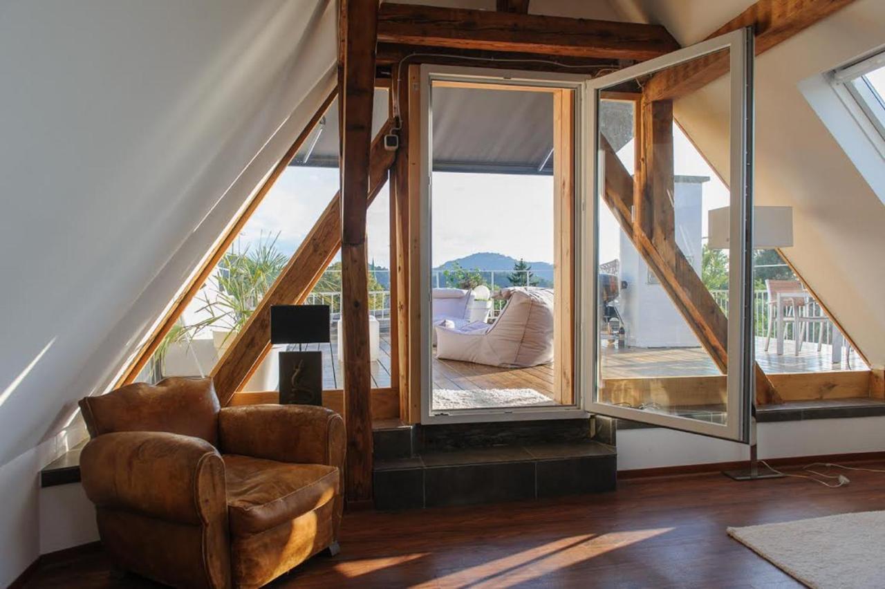City Penthouse Mit Dachterrasse Freiburg Bagian luar foto